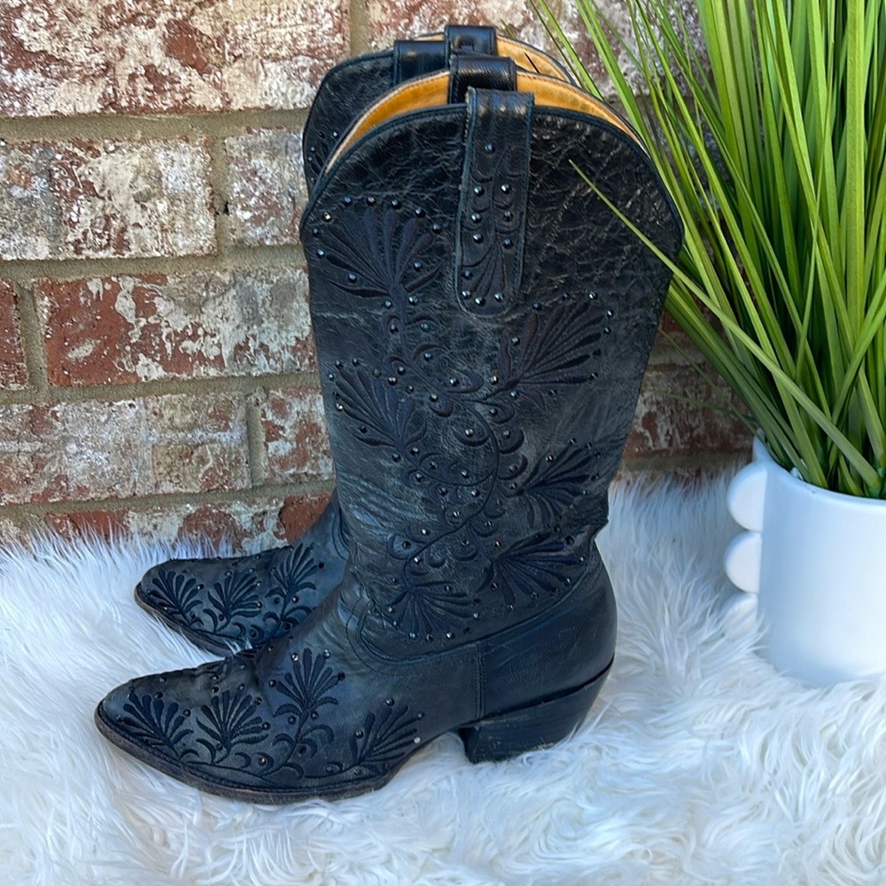 Old Gringo Black Heeled Boots - Picture 5 of 11